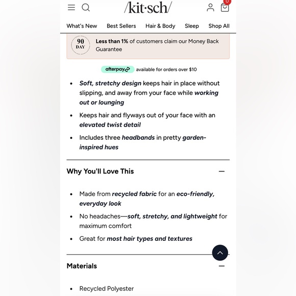 Kitsch 3pc Active Headband Set in Lavender, Mint & Navy (NWoT) - Picture 2 of 6